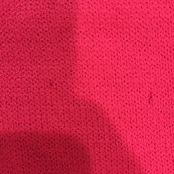 Stunning Vintage St.John Knitware Pink and cream Crew Neck Dress size 10 - Picture 5 of 7